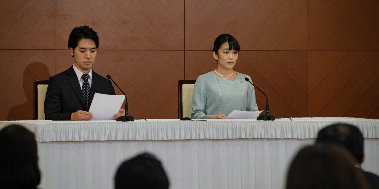 Aşkı kraliyete tercih eden Japonya Prensesi Mako dünya evine girdi