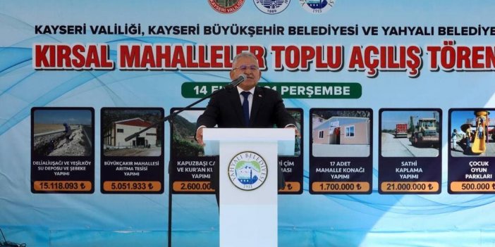 Kayseri Büyükşehir'den Yahyalı'da Dev Açılış