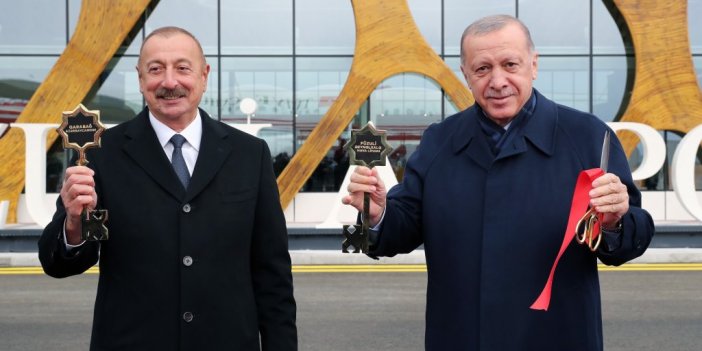 Erdoğan Ve Aliyev, Füzuli Uluslararası Havalimanı’nın Açılışını Yaptı