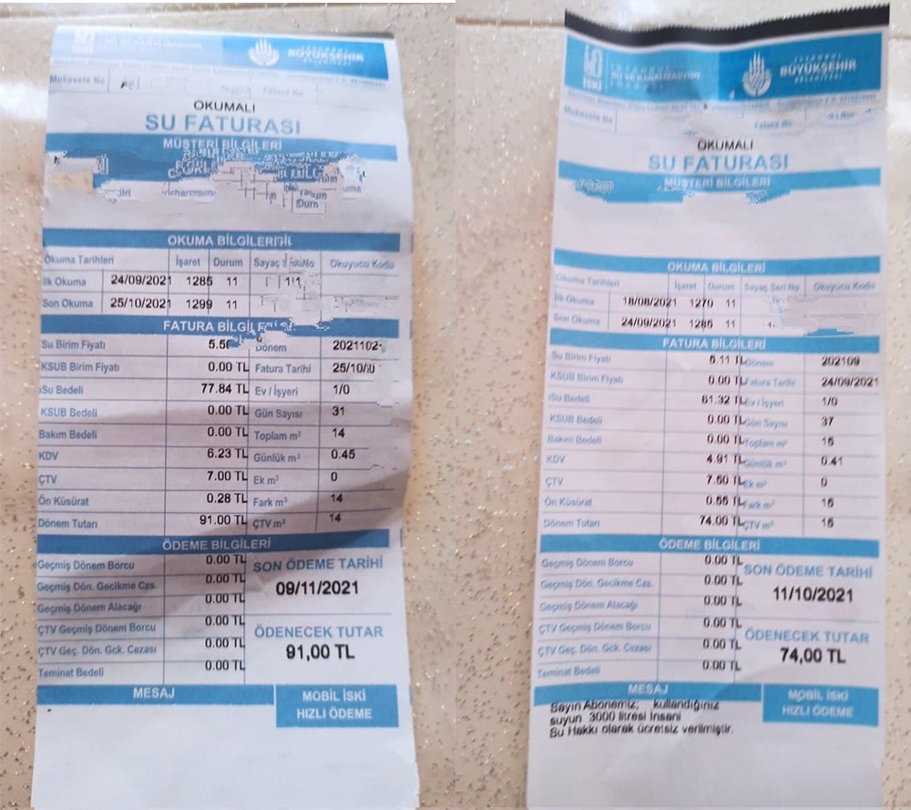 İBB "İnsani Su Kullanım Hakkı"nı kaldırdı