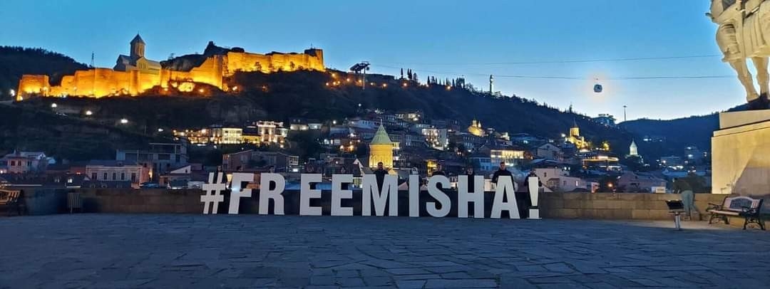 Gürcistan’da eski Cumhurbaşkanı Saakaşvili için "Mişa’ya Özgürlük" protestosu