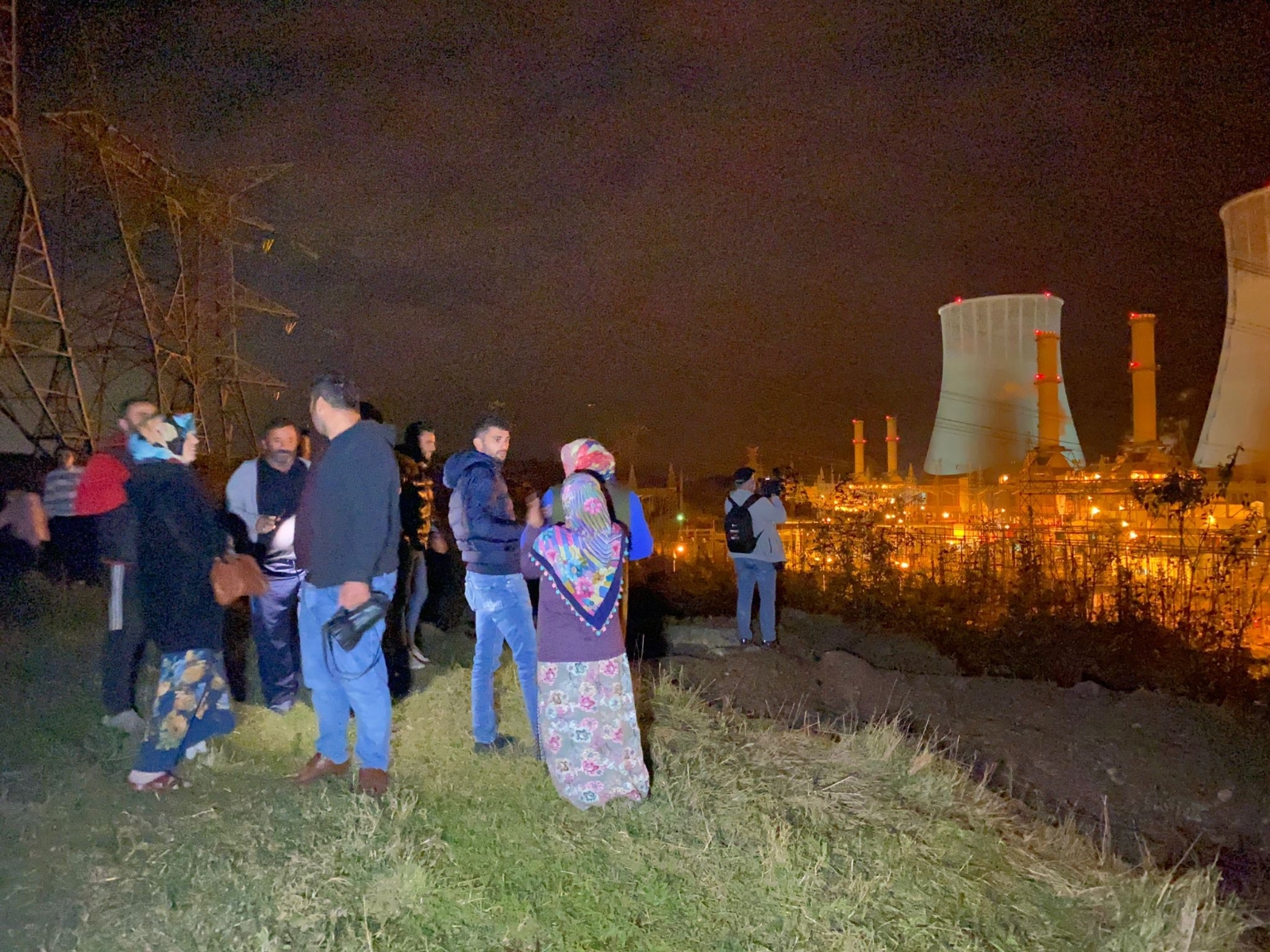 Doğalgaz santralinde korkutan patlama sesi