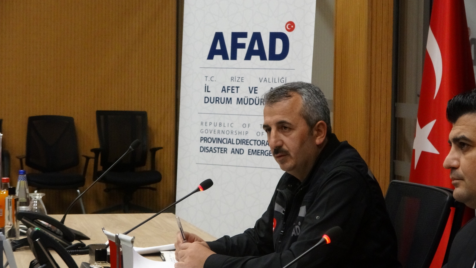 AFAD Başkanı Yunus Sezer Rize’de