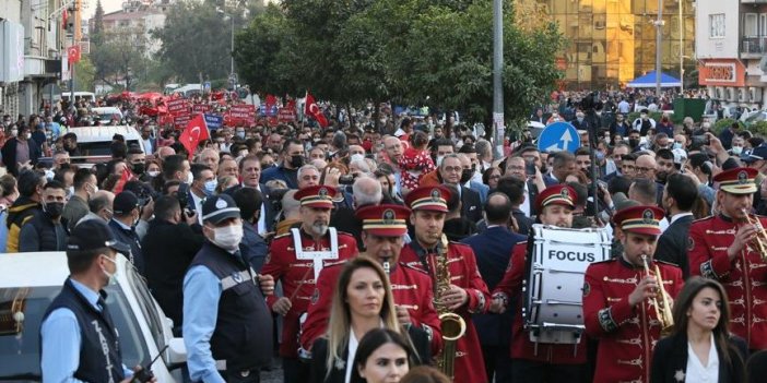 Aydın’da coşkulu Cumhuriyet yürüyüşü