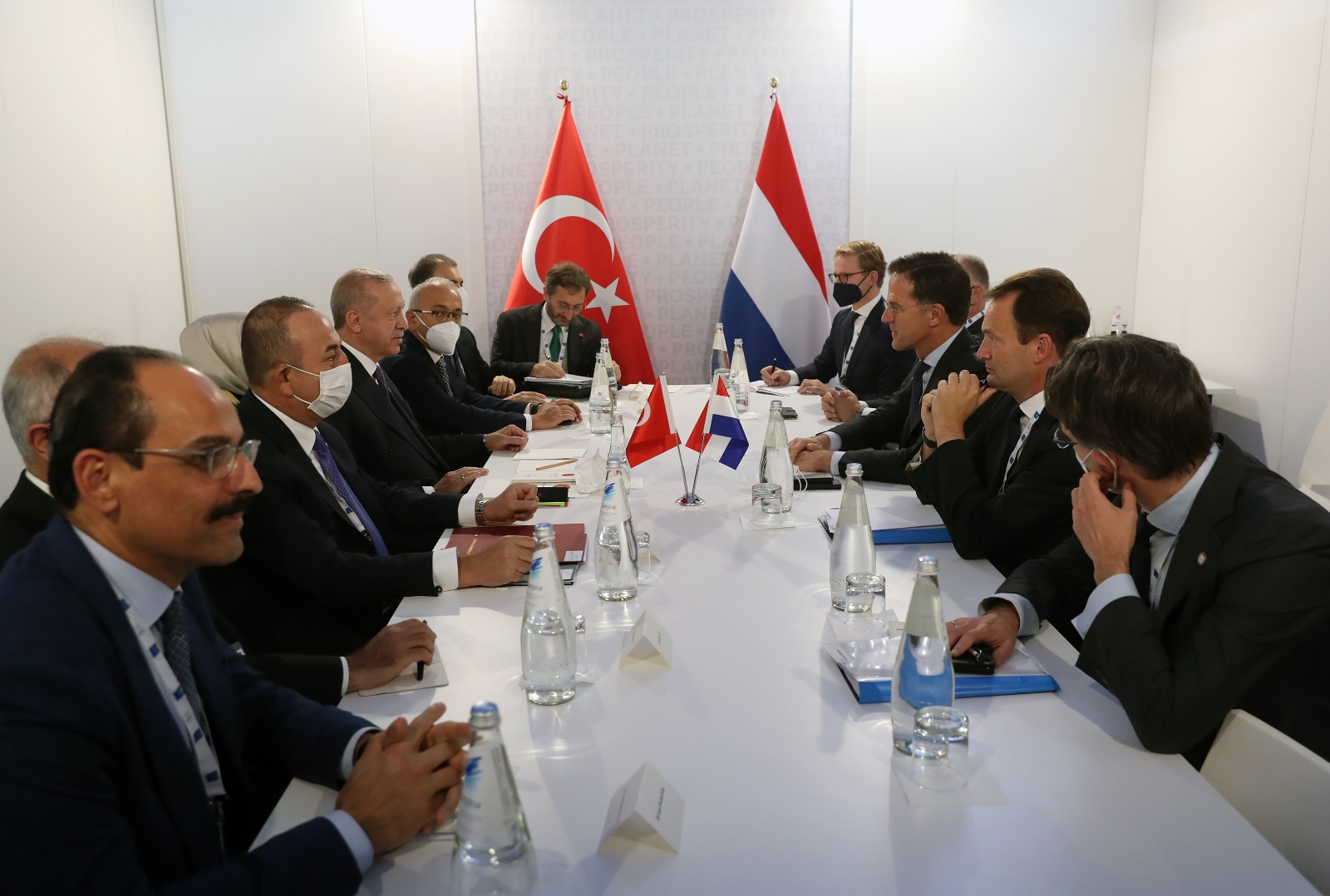 Cumhurbaşkanı Erdoğan, Hollanda Başbakanı Rutte İle Görüştü