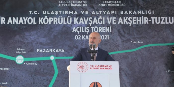 “2003 öncesi 6 bin 101 kilometre olan bölünmüş yol ağını 28 bin 402 kilometreye çıkardık”