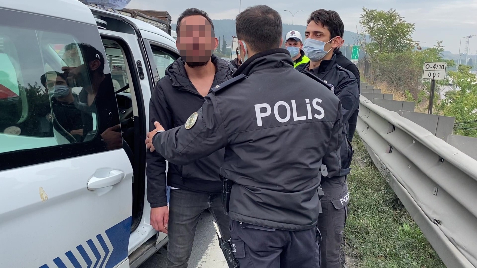 207 promil alkollü sürücü TEM’de böyle dehşet saçtı