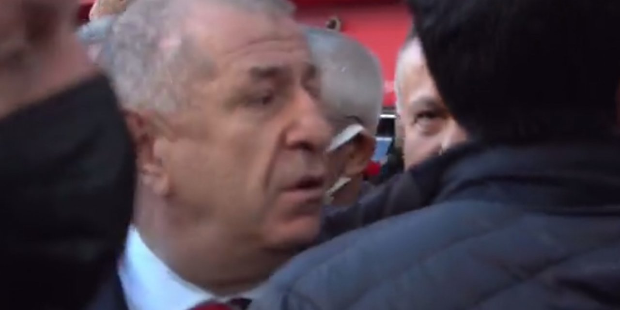 Ankara Kızılay'da Suriyelilerin Ülkelerine Dönmesini isteyen Ümit Özdağ'a polis müdahale etti!