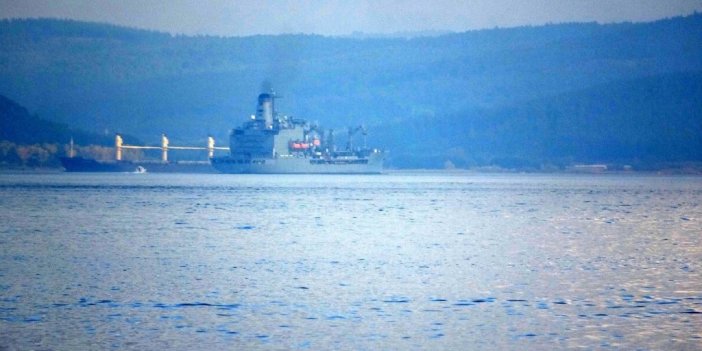 ABD savaş gemisi Çanakkale Boğazı’ndan Marmara’ya çıktı