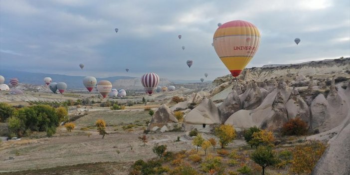 Kapadokya'yı 10 Ayda 2 Milyona Yakın Turist Ziyaret Etti