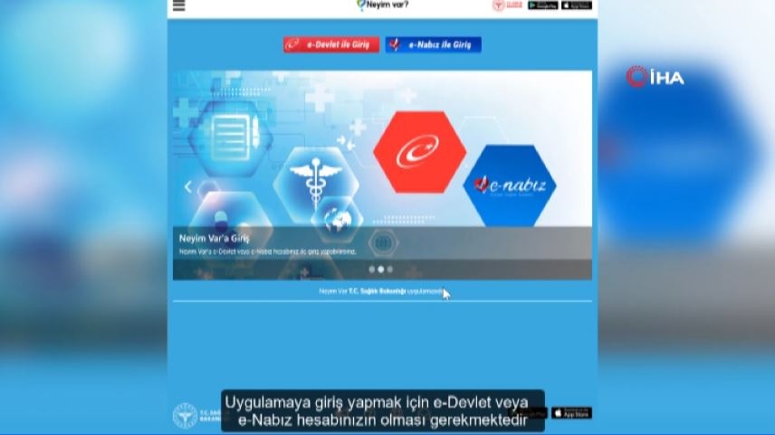 Sağlık Bakanlığı’ndan ’Neyim Var?’ Uygulaması