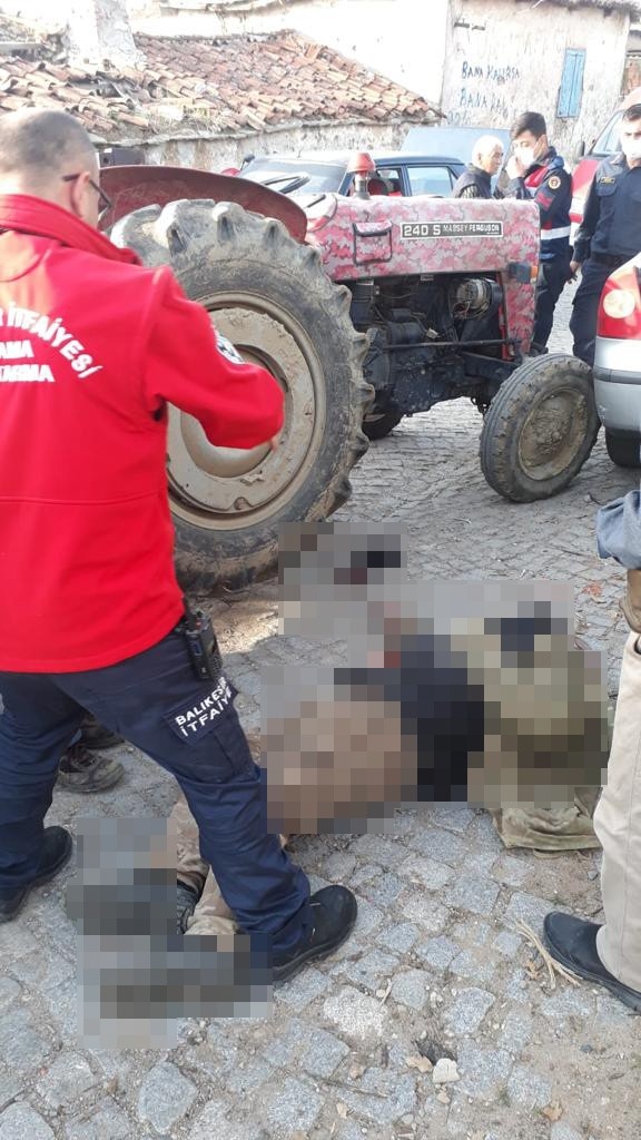 Gömeç’te Feci Kaza: Kayan Traktörün El Frenini Çekmek İsterken Tekerin Altında Kaldı