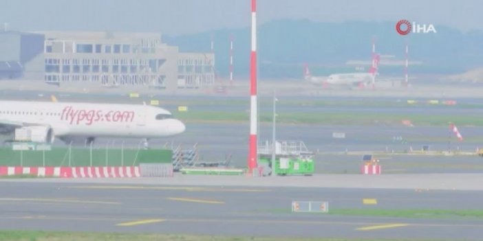 Sis hava ulaşımını etkiledi, uçaklar iniş yapamadı