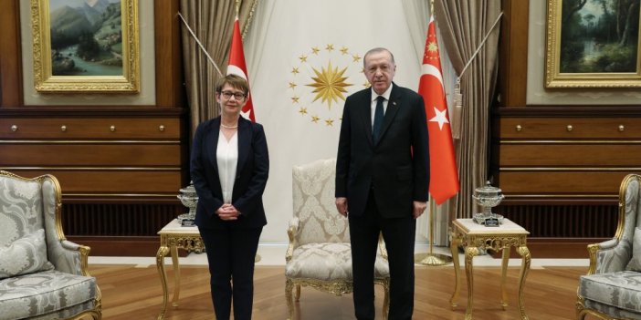 Erdoğan, Renaud-Bosso’yu kabul etti