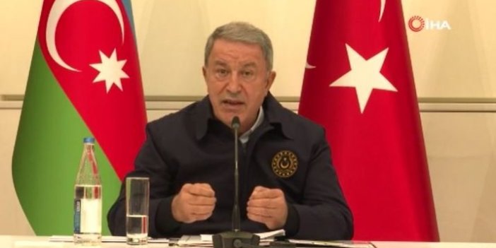 Bakan Akar, Azerbaycan basınına konuştu