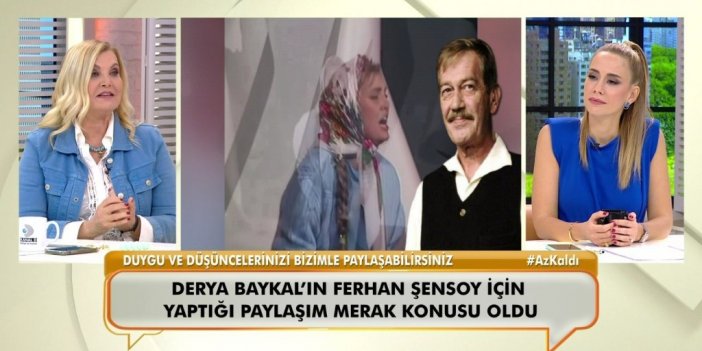 Derya Baykal ‘Güle güle ustam’ mesajıyla ilgili konuştu