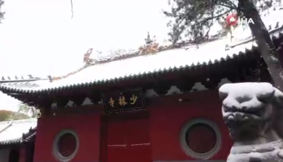 Çin’de Shaolin Tapınağı’nda kartpostallık görüntüler