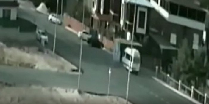 14 kişinin yaralandığı feci kaza güvenlik kamerasına yansıdı