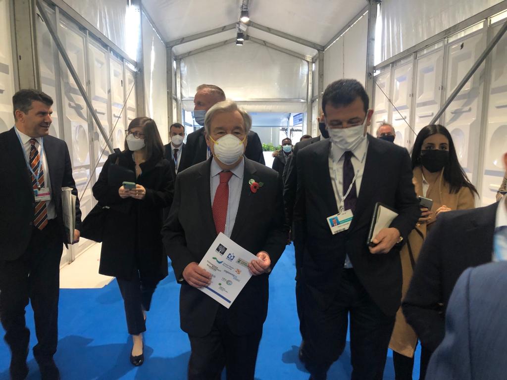 İmamoğlu Glasgow’dan çağrı yaptı: İstanbul  depremi için global dayanışma gereği vardır