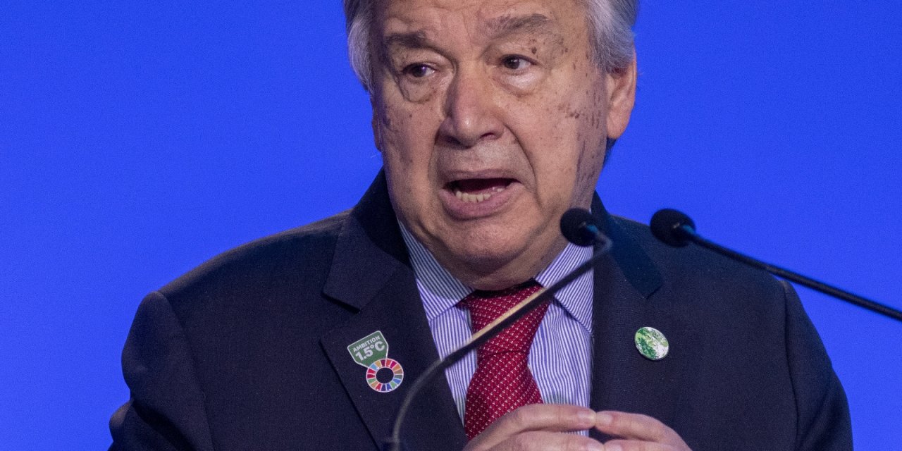 BM Genel Sekreteri Guterres: "Glasgow’daki taahhütler ümit verici ama yetersiz"