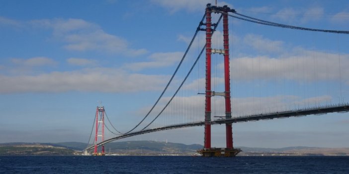 Cumhurbaşkanı 1915 Çanakkale Köprüsü’nün son tabliye bloğu montajı için Çanakkale’ye geliyor