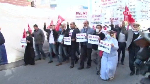 Evlat nöbeti direnişine yüreği yanık bir aile daha katıldı