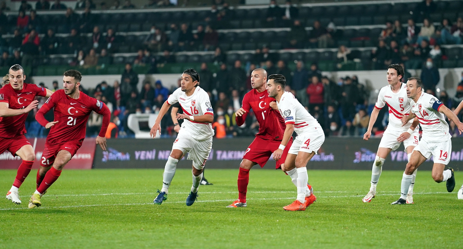 Dünya Kupası Avrupa Elemeleri: Türkiye: 3 - Cebelitarık: 0 (İlk yarı)