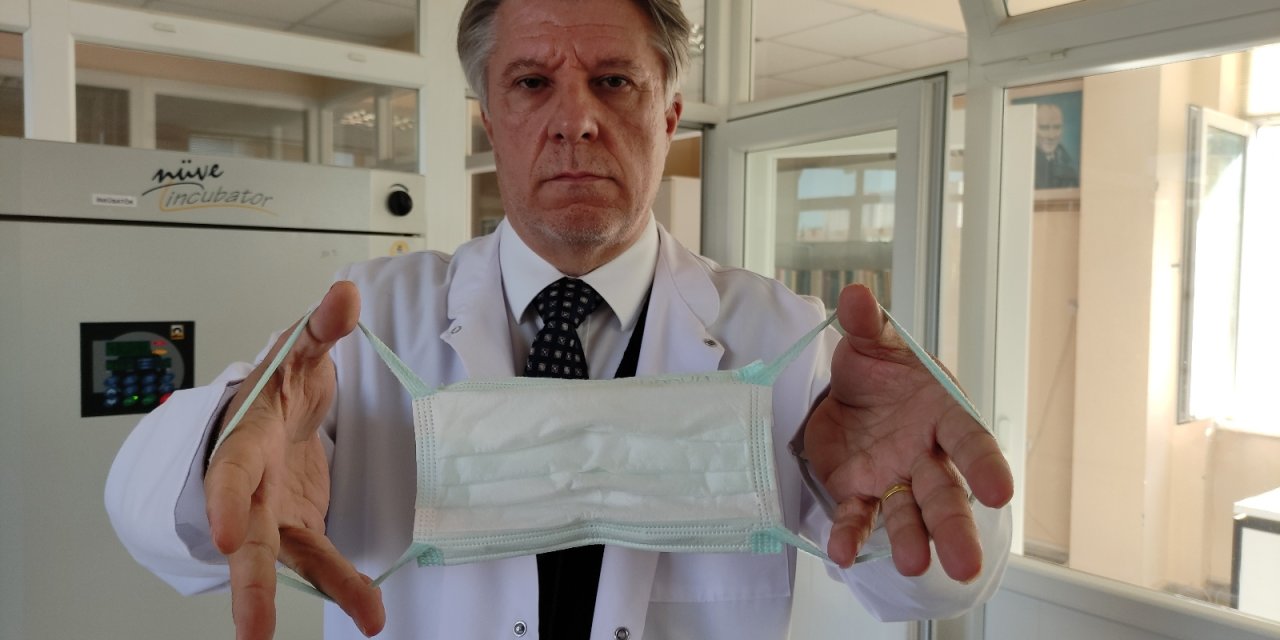 2 saatten fazla kullanılan maskeleri laboratuvarda inceledi gördüklerine inanamadı