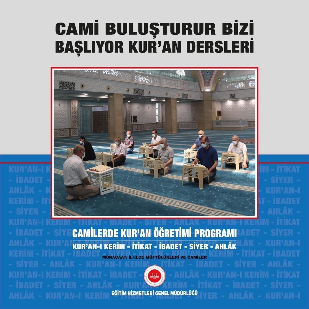 “Tüm kardeşlerimizi camilerde Kur’an Öğretimi Programı’na katılmaya bekliyoruz”