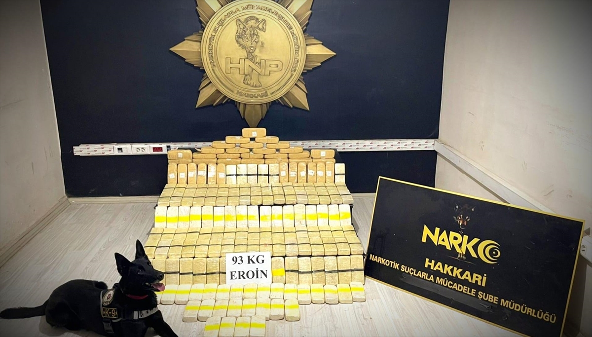 Narkotik Birimlerince Bir Haftada 77 İlde 590 Kilogram Eroin Ele Geçirildi