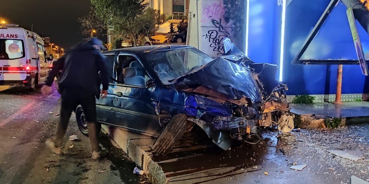 Beşiktaş’ta korkunç kaza: 2 yaralı