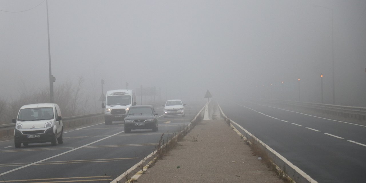 Bolu Dağı’nda yoğun sis etkili oluyor