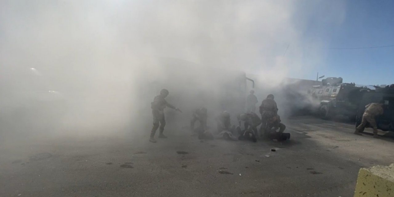 Erzincan'da rehine kurtarma tatbikatı yapıldı