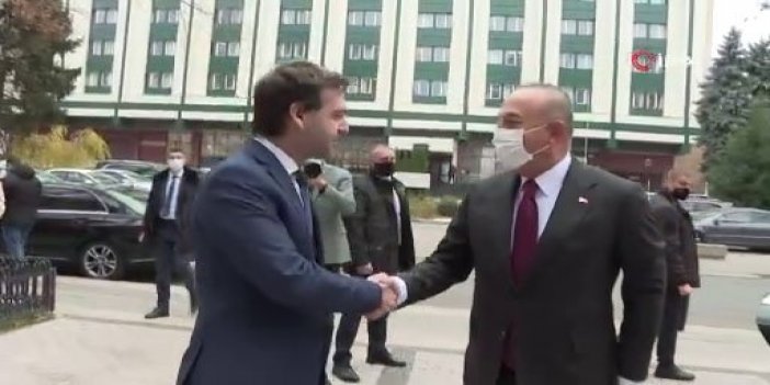 Bakan Çavuşoğlu, Moldovalı mevkidaşı Popescu ile görüştü
