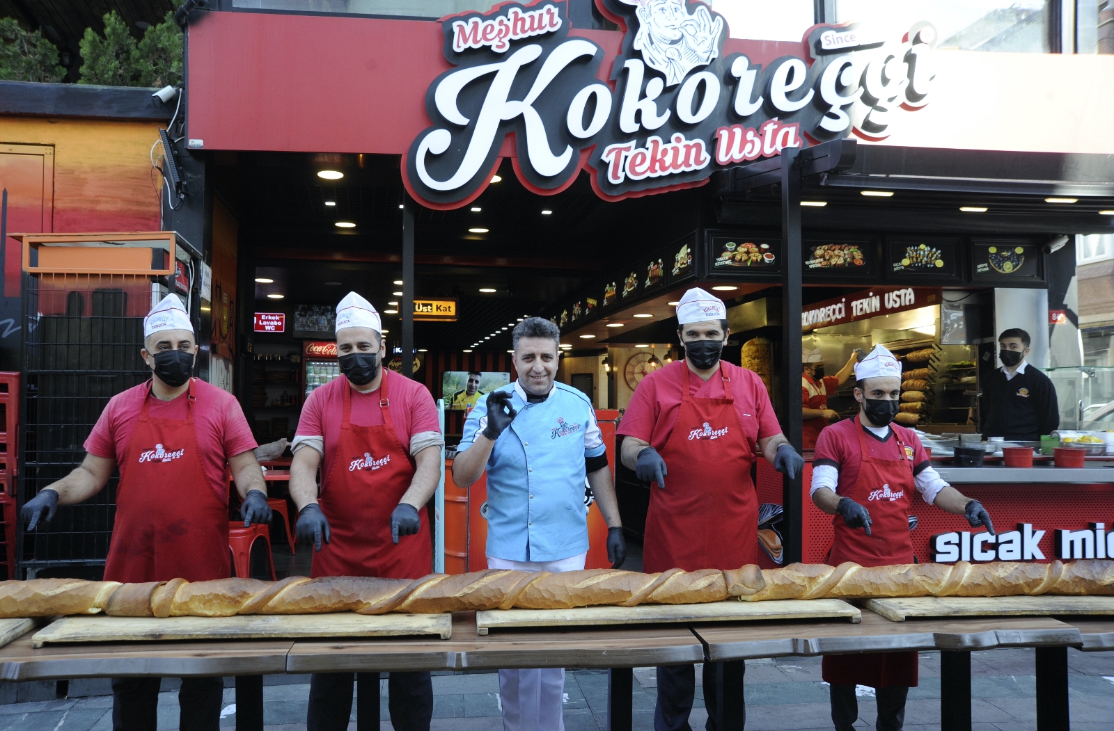 Kokoreçte rekor denemesi