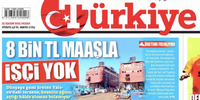 Bu Manşeti Atan Gazeteye Tepki Yağdı