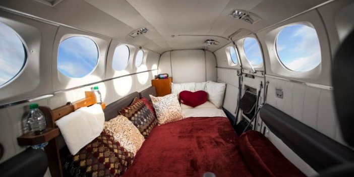 'Gökyüzünde seks yapmak isteyenler’ için özel uçağa yoğun ilgi!