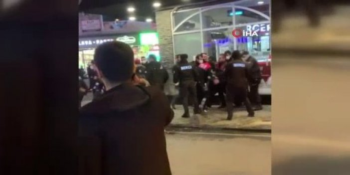 Küçükçekmece’de derbi sonrası ortalık karıştı