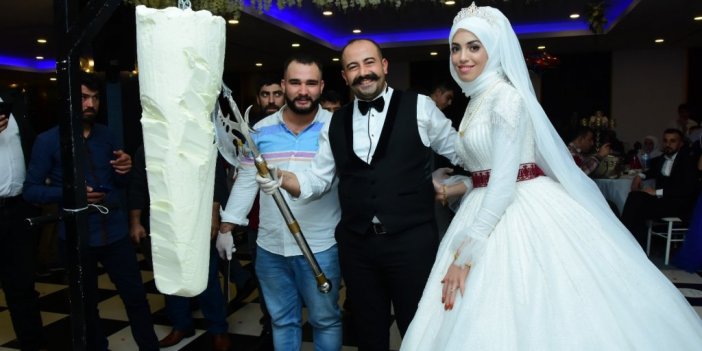 Böyle olur dondurmacının düğünü