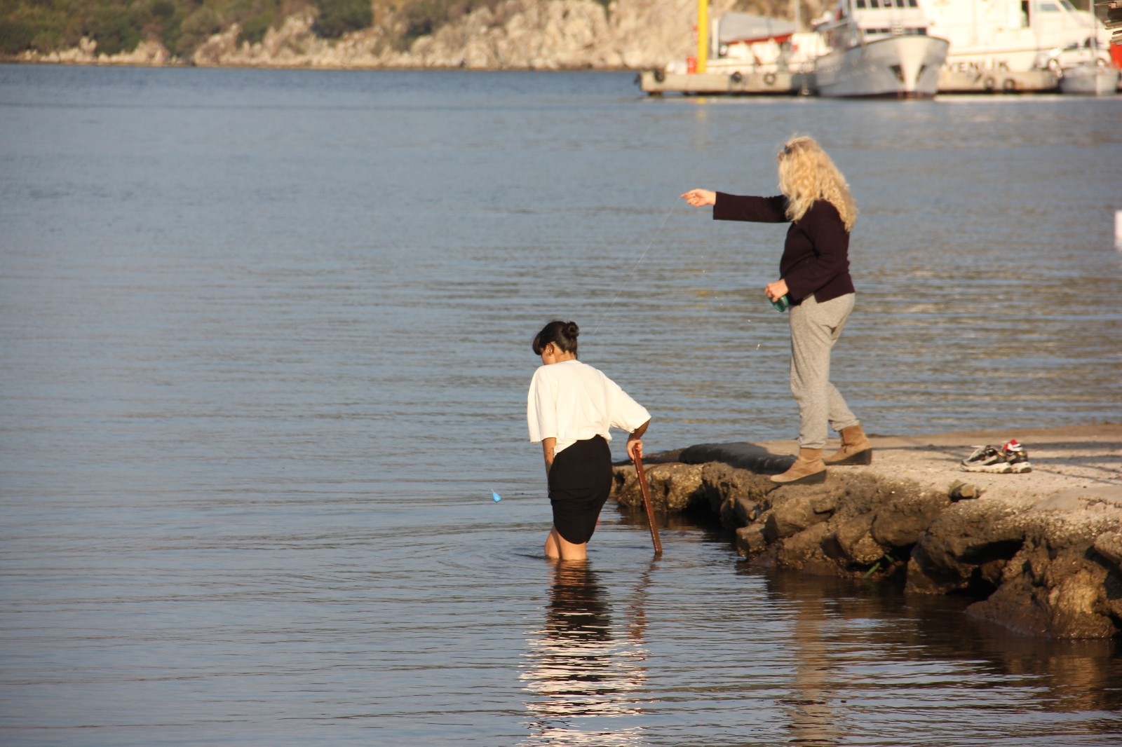 Sezon kapandı, dünyaca ünlü plaj amatör balıkçılara kaldı