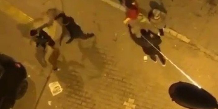 Esenyurt’ta tekme tokat kavga kamerada