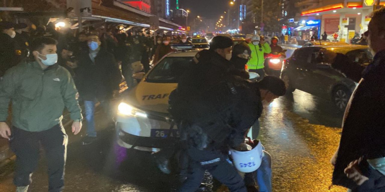 Eskişehir’de hükümet protestosu büyüdü! 16 kişi gözaltına alındı