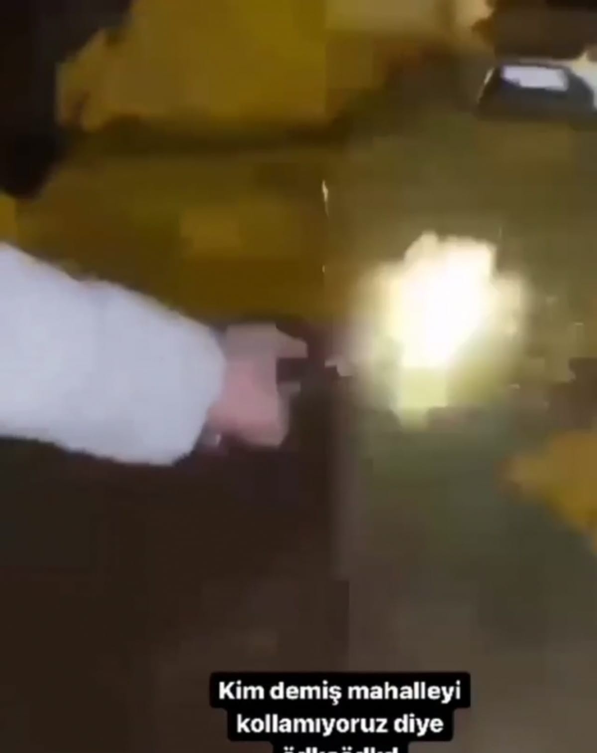 Maganda Sağa Sola Böyle Ateş Açtı