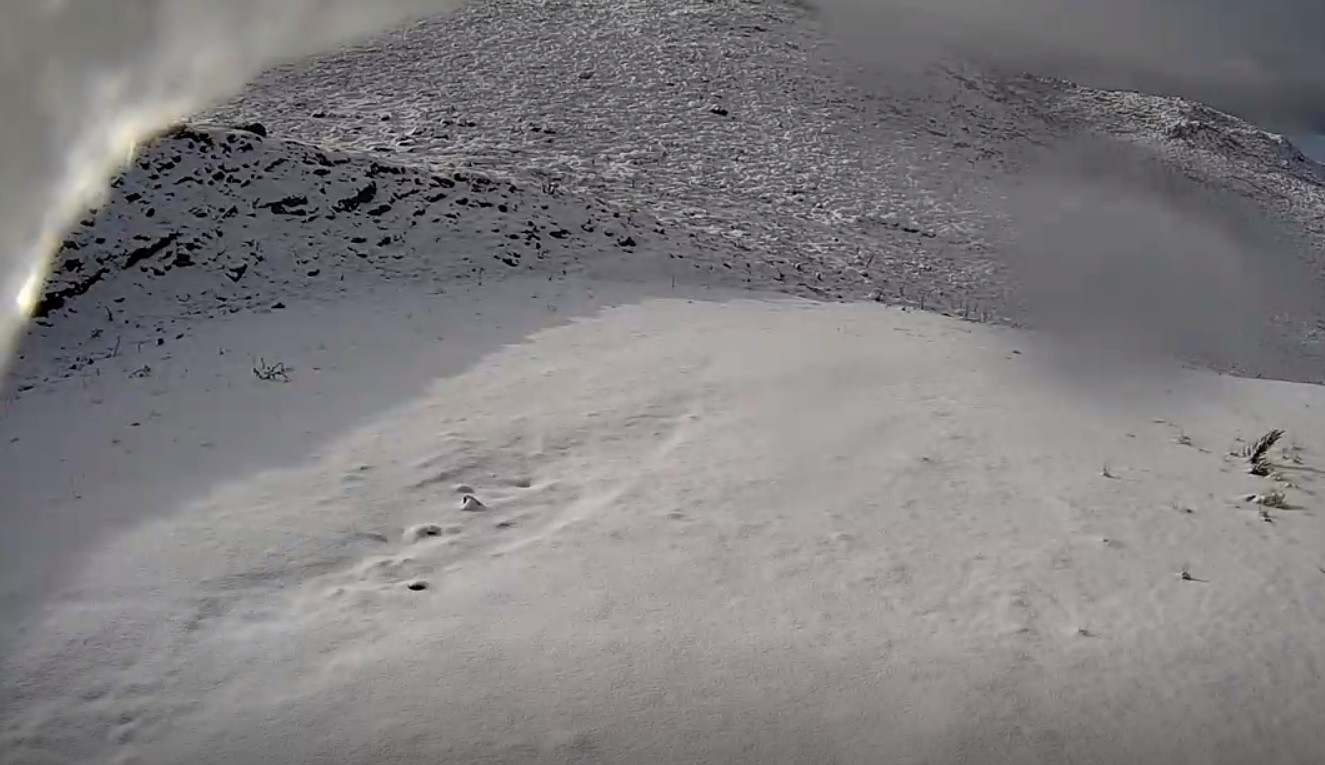 Yılın ilk karı toprakla buluştu