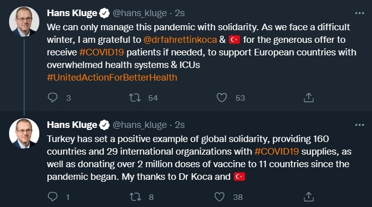 Bakan Koca: "Türkiye Covax oluşumu üzerinden 10 milyon doz aşı hibesi yapacak"