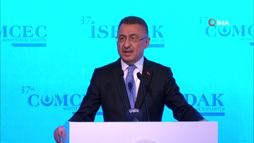 Cumhurbaşkanı Yardımcısı Fuat Oktay 37. İSEDAK Bakanlar Toplantısı’nın kapanışında konuştu