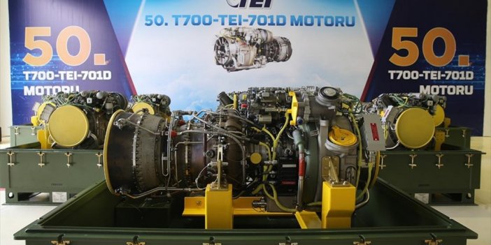 Genel Maksat Helikopterine Güç Veren Motorların 50'incisi Üretildi