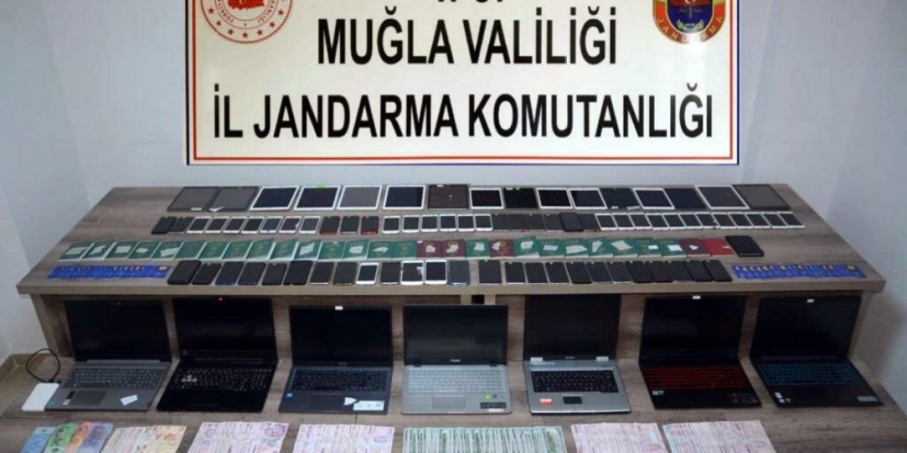 Muğla'da jandarma uluslararası suç örgütünü çökertti