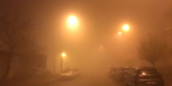 Iğdır’da sis etkili oldu: Görüş mesafesi 5 metreye düştü