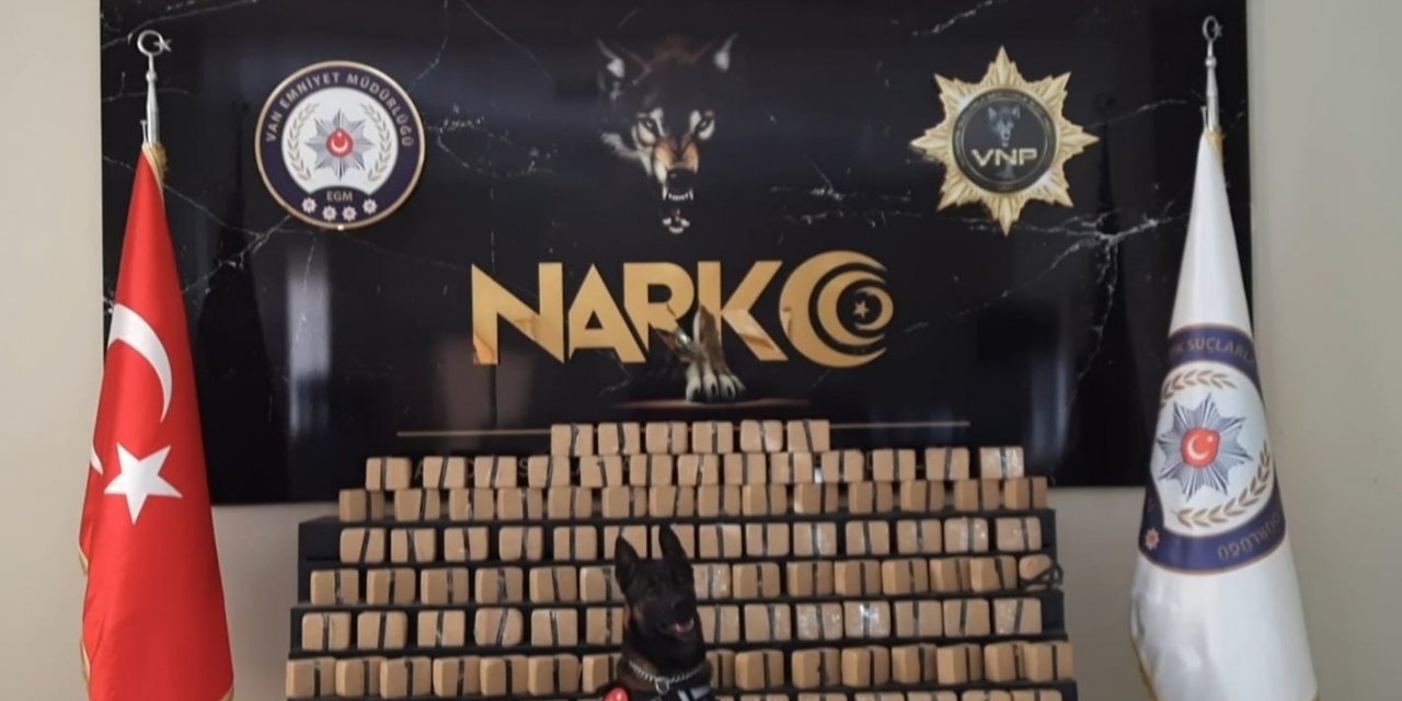 Van’da 53 kilo 851 gram eroin ele geçirildi